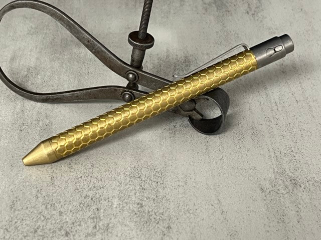TiButton® Brass Single Lock